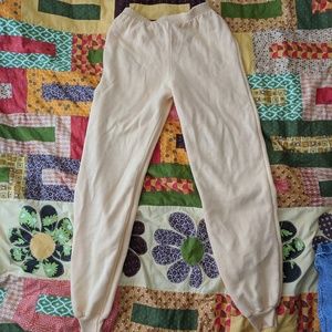 Vintage Light Yellow Sweatpants